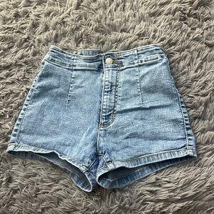 Blue jean shorts from target